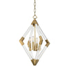 Hudson Valley Lighting Lyons Aged Brass 17.25W X 17.25L X 24H Pendant