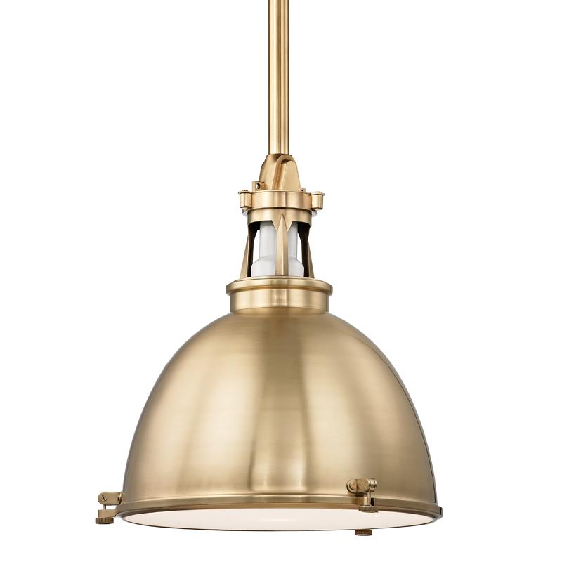 Hudson Valley Lighting Massena Aged Brass 19.5W x 19.5L x 21.25H Pendant