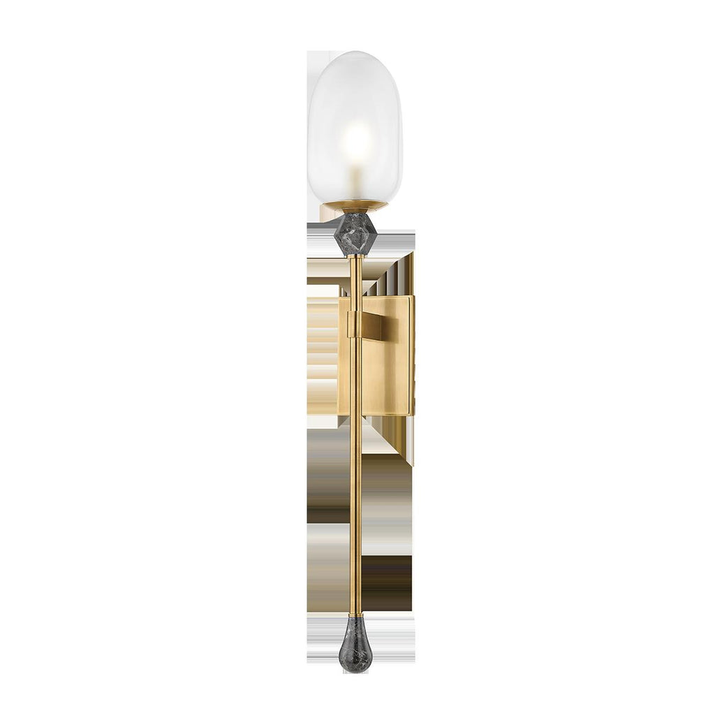 Corbett Lighting DAITH VINTAGE BRASS 6W x 6L x 33H Wall Sconce