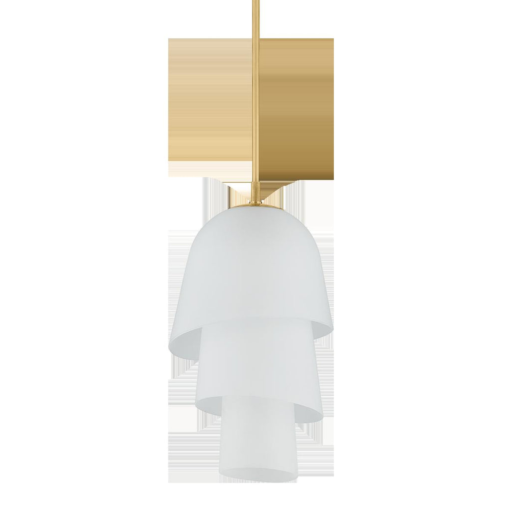 Corbett Lighting Hela VINTAGE BRASS 18W x 18L x 31H Pendant