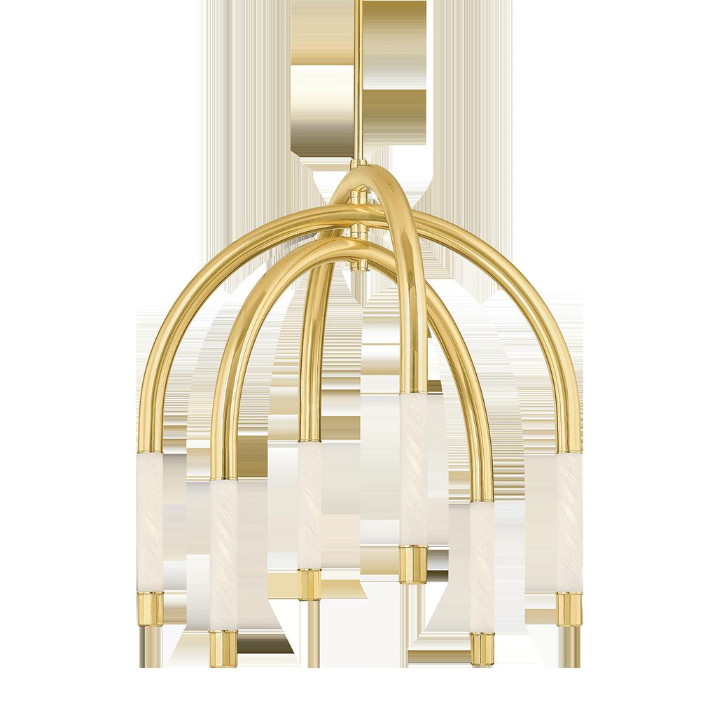 Corbett Lighting ZEME VINTAGE POLISHED BRASS 33.75W x 33.75L x 39H Chandelier