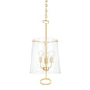 Hudson Valley Lighting James Aged Brass 11W X 11L X 22.75H Pendant