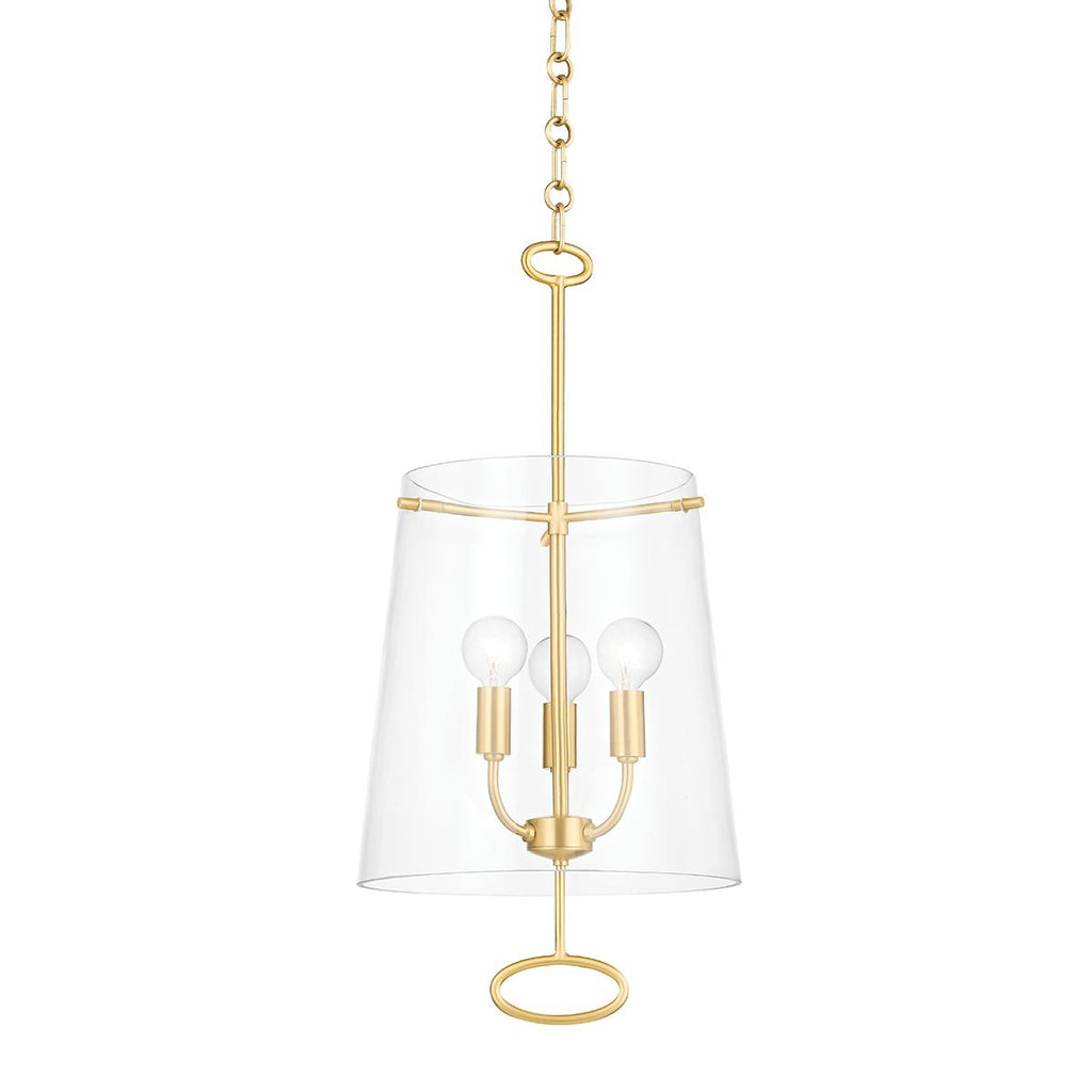 Hudson Valley Lighting James Aged Brass 11W x 11L x 22.75H Pendant