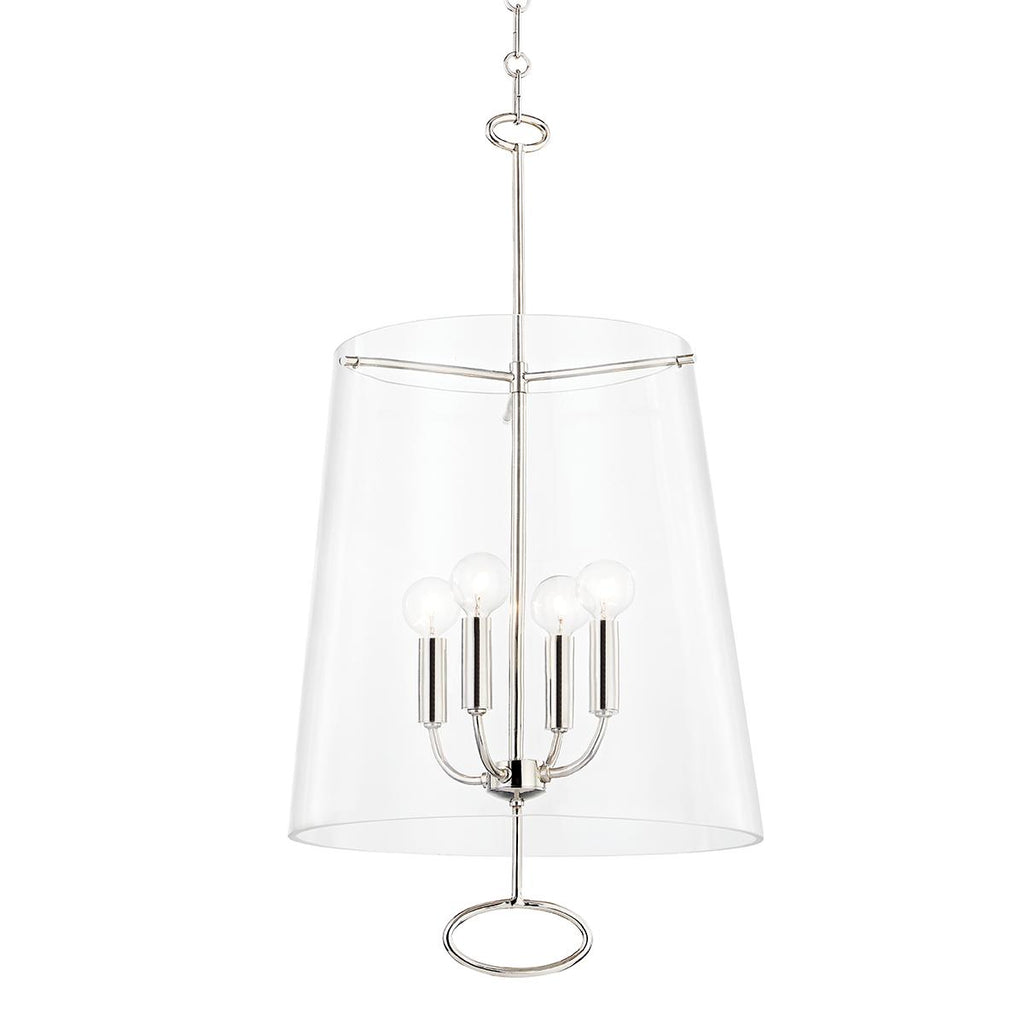 Hudson Valley Lighting James Polished Nickel 15W x 15L x 27.75H Pendant