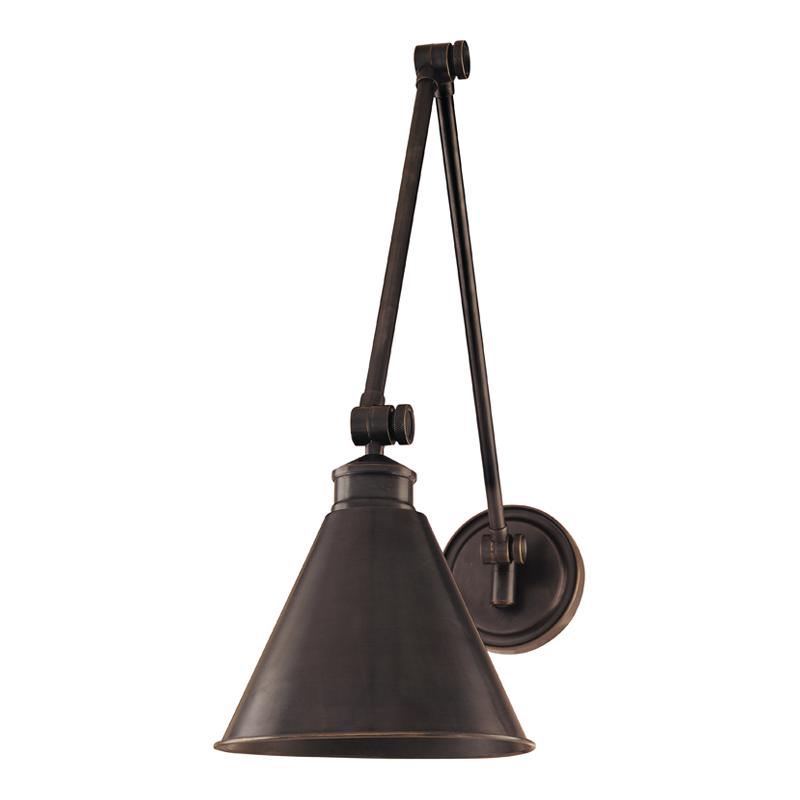 Hudson Valley Lighting Exeter Old Bronze 8W x 8L x 19H Wall Sconce