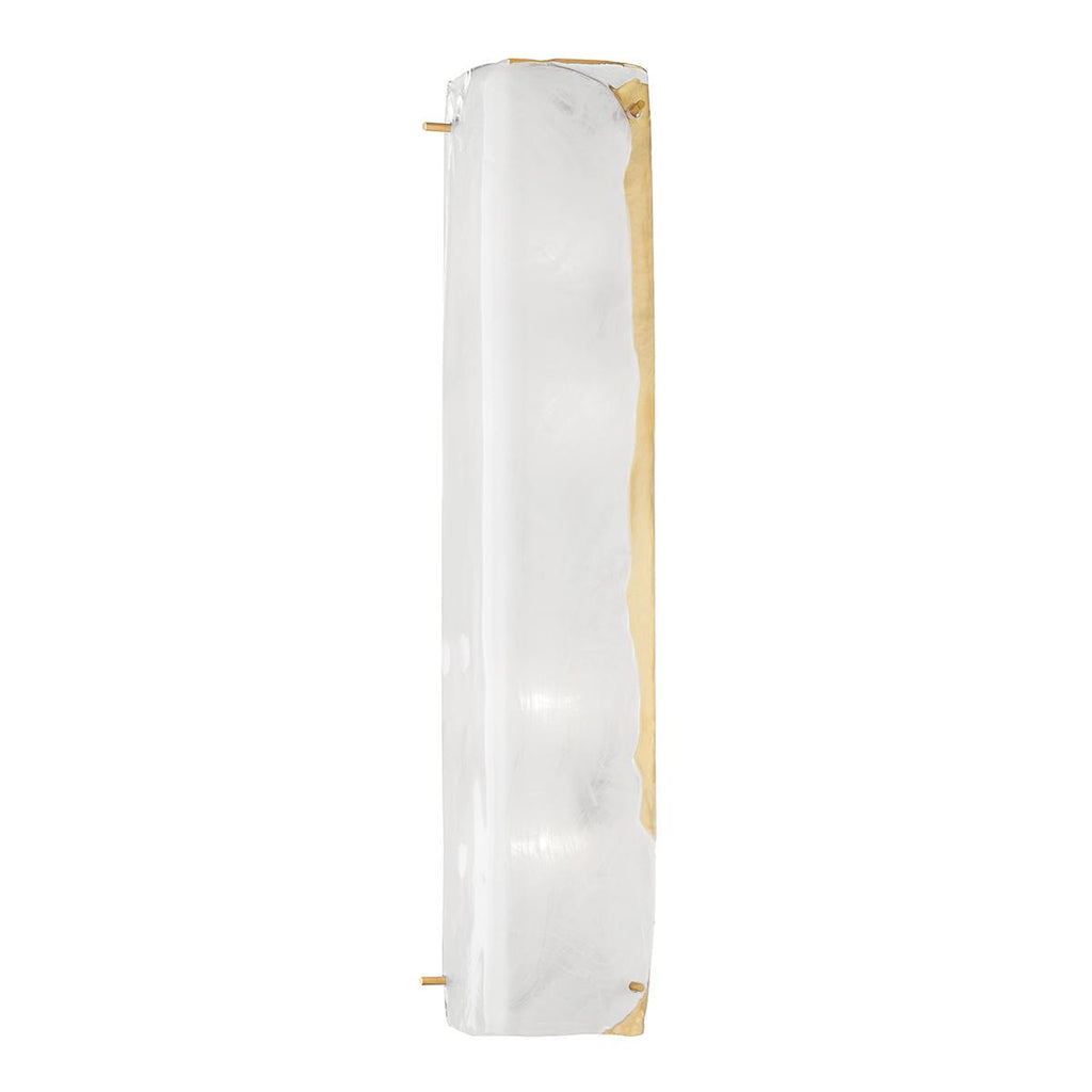 Hudson Valley Lighting Hines Aged Brass 6.25W x 6.25L x 26H Wall Sconce