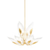 Hudson Valley Lighting Blossom Gold Leaf 29W X 29L X 18.75H Chandelier