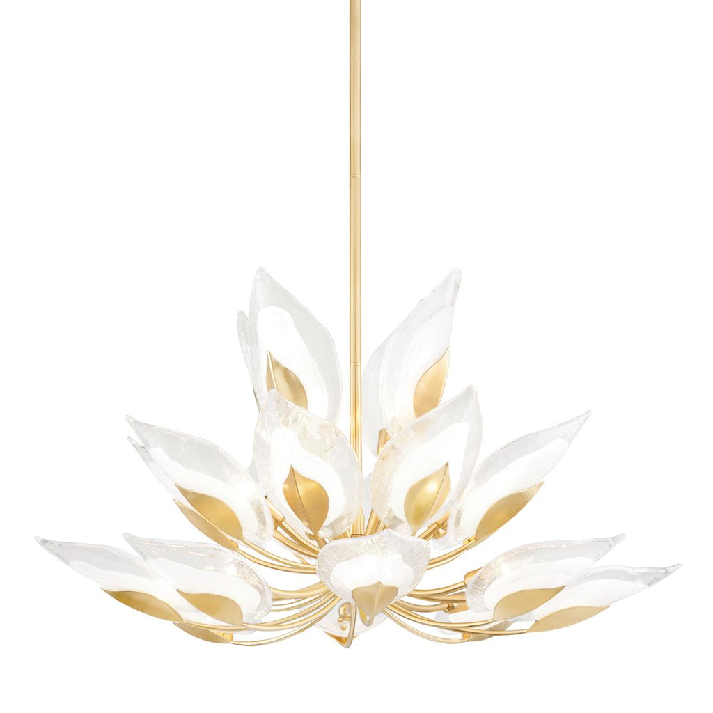 Hudson Valley Lighting Blossom Gold Leaf 40.5W x 40.5L x 26.75H Chandelier