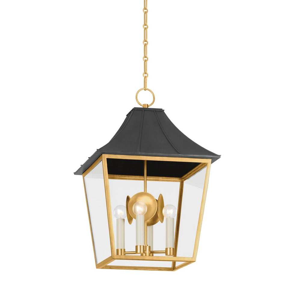 Hudson Valley Lighting STAATSBURG Vintage Gold Lead/ Graphite 17W x 17L x 24.75H Pendant