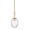 Hudson Valley Lighting Venice Aged Brass 8.5W X 8.5L X 22H Pendant