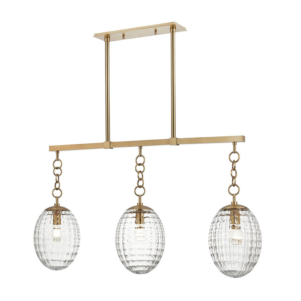 Hudson Valley Lighting Venice Aged Brass 43W x 43L x 23.5H Pendant