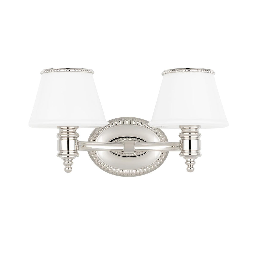 Hudson Valley Lighting Richmond Polished Nickel 14.5W x 14.5L x 7.5H Wall Sconce