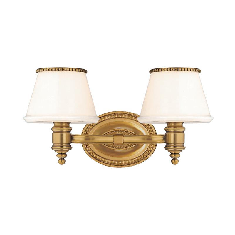 Hudson Valley Lighting Richmond Flemish Brass 14.5W x 14.5L x 7.5H Wall Sconce