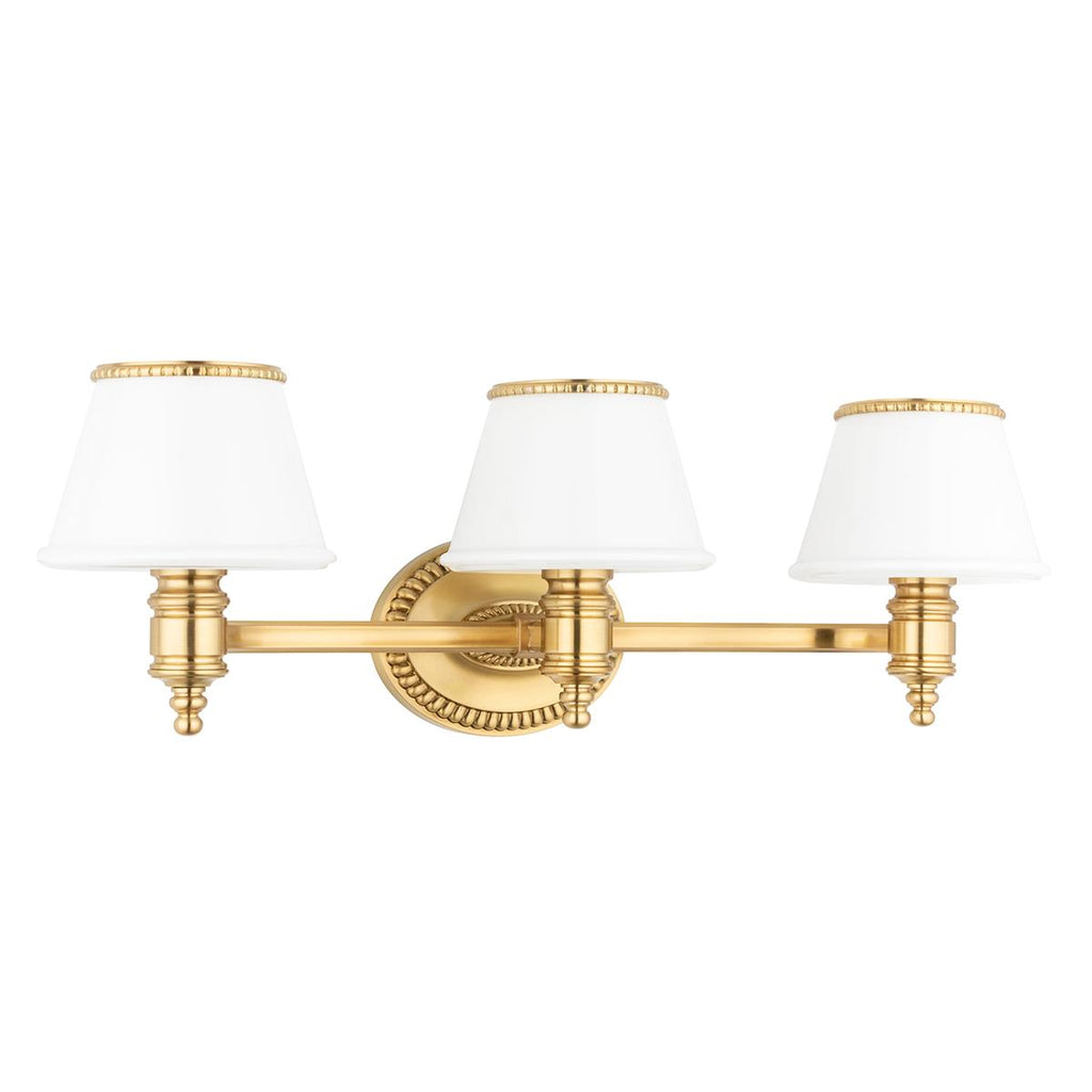 Hudson Valley Lighting Richmond Flemish Brass 23.75W x 23.75L x 7.5H Wall Sconce