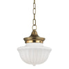 Hudson Valley Lighting Dutchess Aged Brass 9W X 9L X 11.25H Pendant