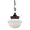 Hudson Valley Lighting Dutchess Old Bronze 9W X 9L X 11.25H Pendant