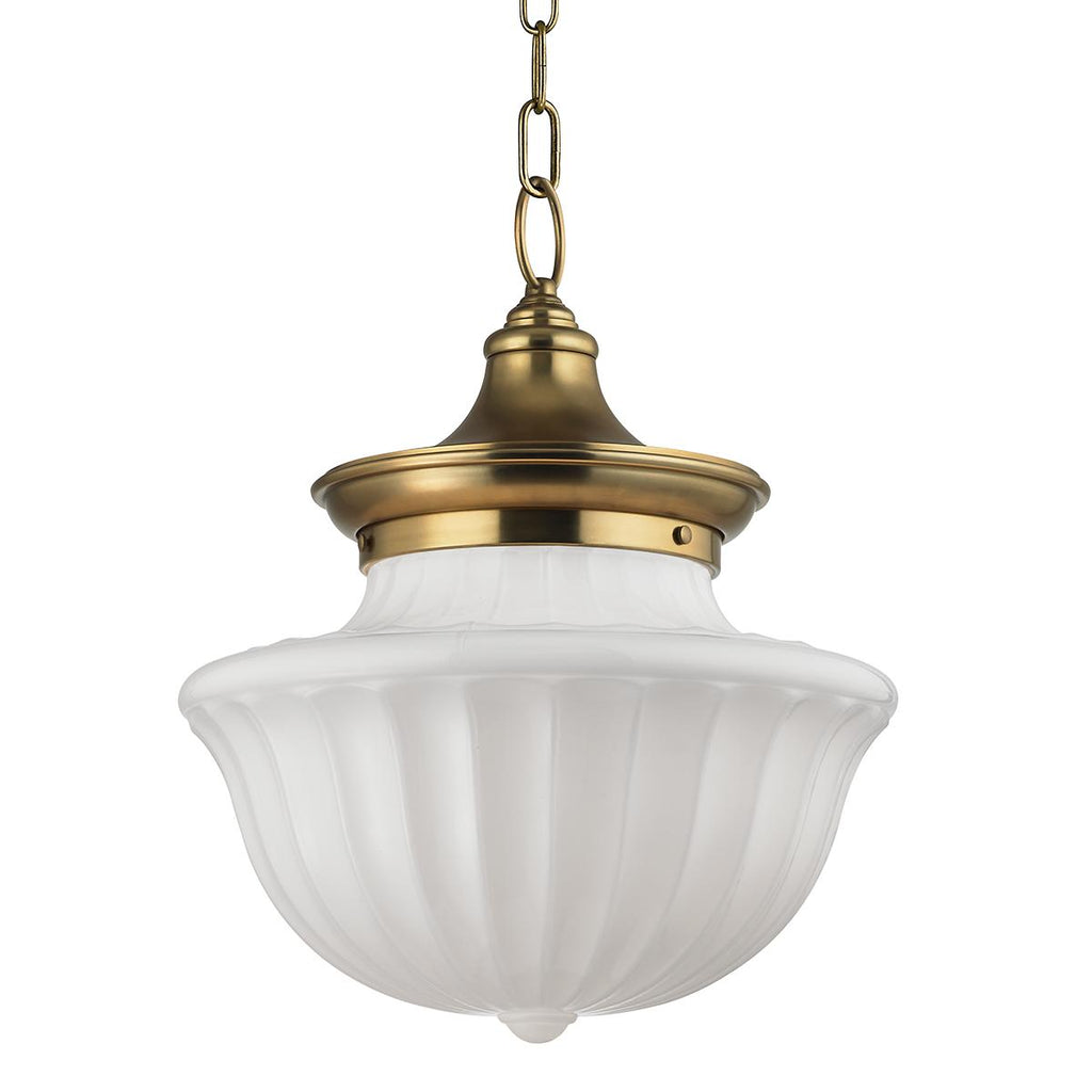 Hudson Valley Lighting Dutchess Aged Brass 15W x 15L x 18.5H Pendant