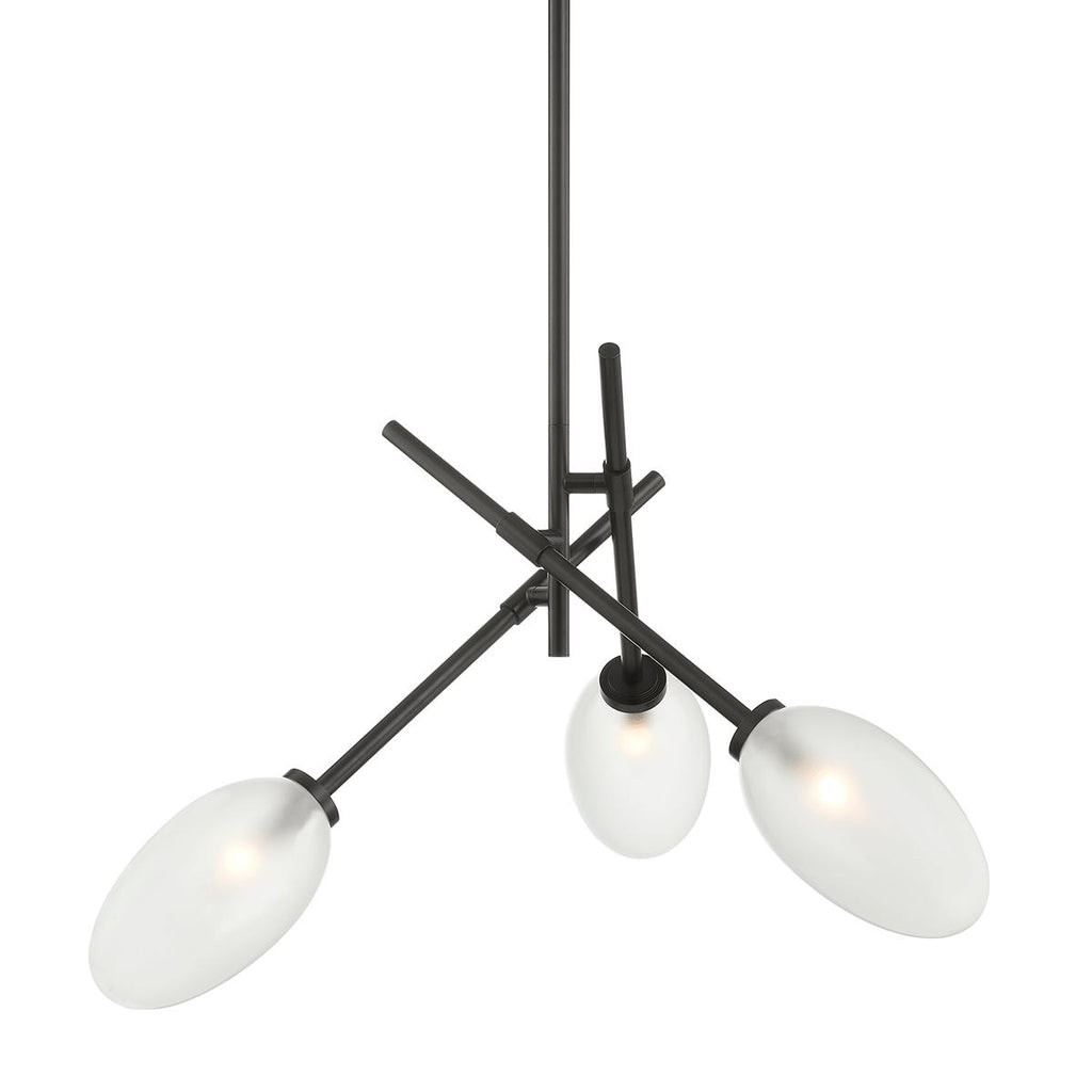 Hudson Valley Lighting Alberton Black Brass 31.25W x 31.25L x 28H Chandelier