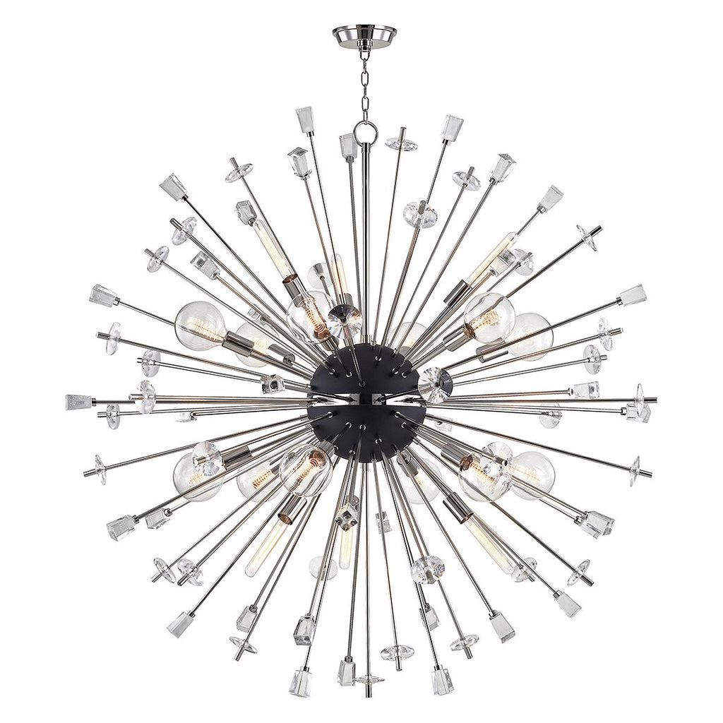 Hudson Valley Lighting Liberty Polished Nickel 60W x 60L x 60H Chandelier