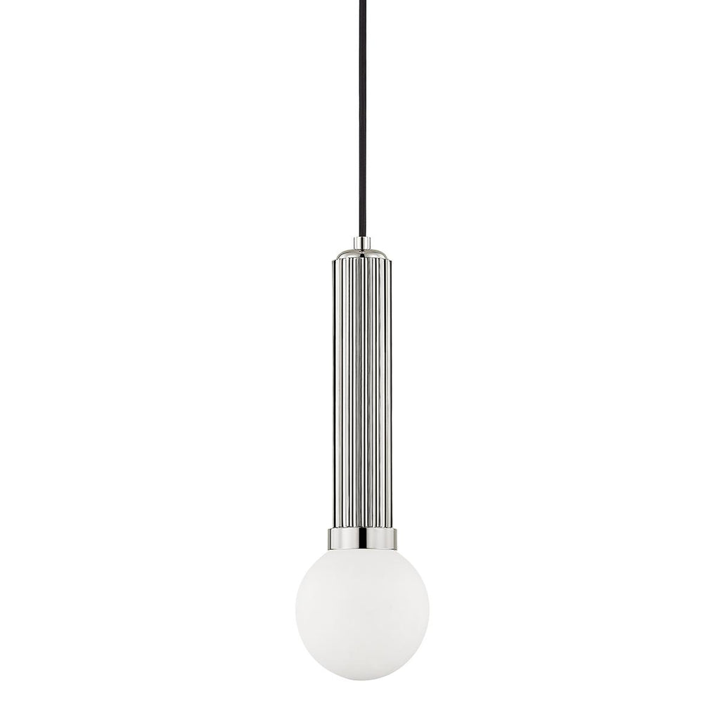 Hudson Valley Lighting Reade Polished Nickel 5W x 5L x 16.5H Pendant