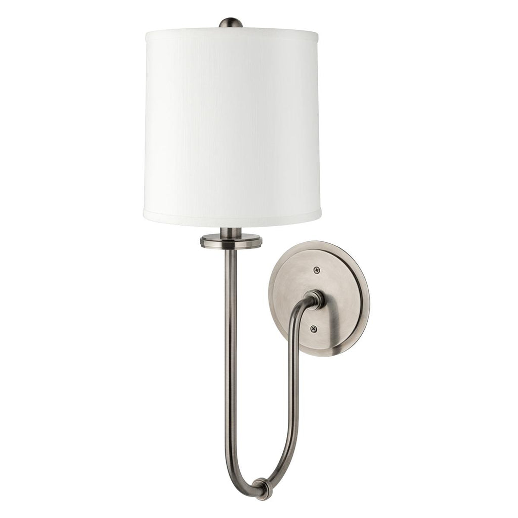 Hudson Valley Lighting Jericho Historic Nickel 7W x 7L x 20.5H Wall Sconce