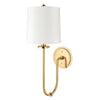 Hudson Valley Lighting Jericho Aged Brass 7W X 7L X 20.5H Wall Sconce