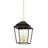 Hudson Valley Lighting Natick Aged Brass 12.5W X 12.5L X 19.25H Pendant