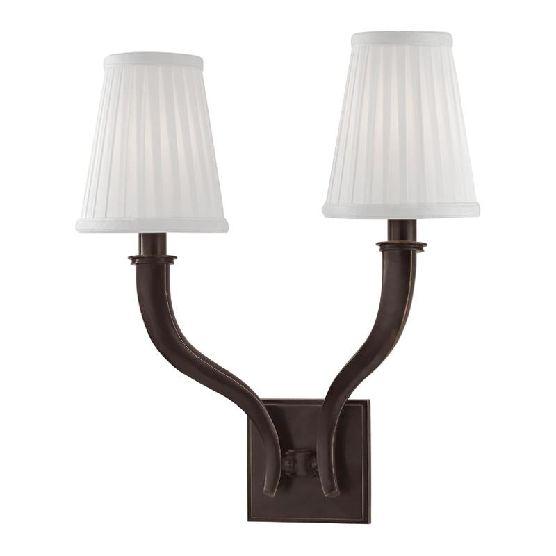 Hudson Valley Lighting Hildreth Old Bronze 15.25W x 15.25L x 17H Wall Sconce