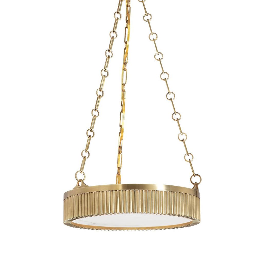 Hudson Valley Lighting Lynden Aged Brass 16W x 16L x 11.25H Pendant