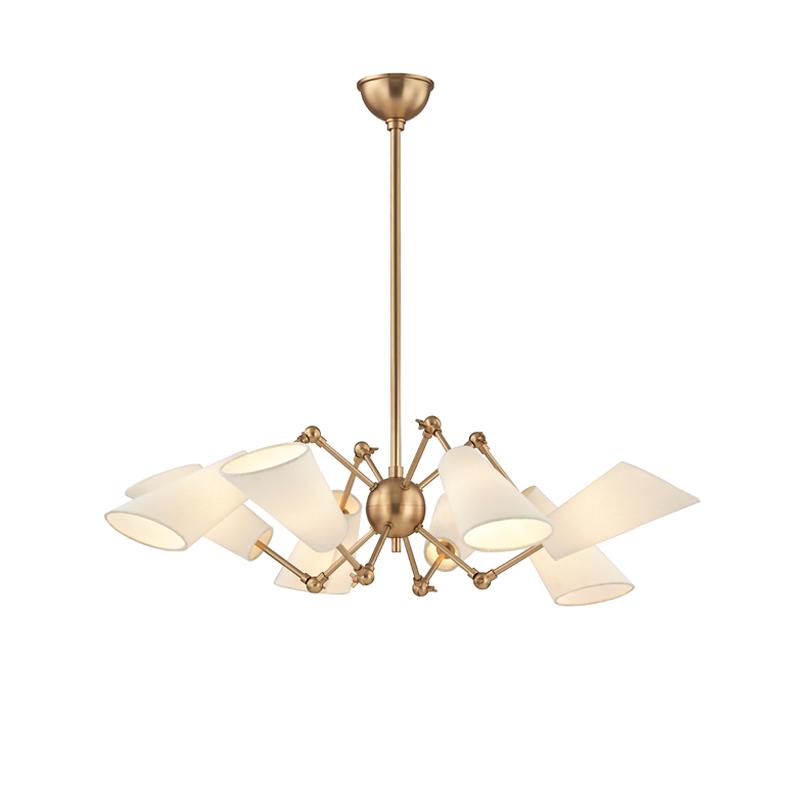 Hudson Valley Lighting Buckingham Aged Brass 34.5W x 34.5L x 10H Chandelier