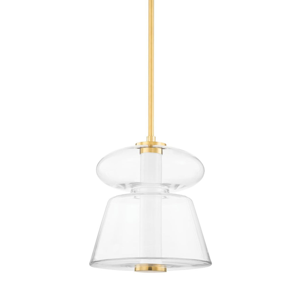 Hudson Valley Lighting Palermo Aged Brass 13W x 13L x 14.75H Pendant