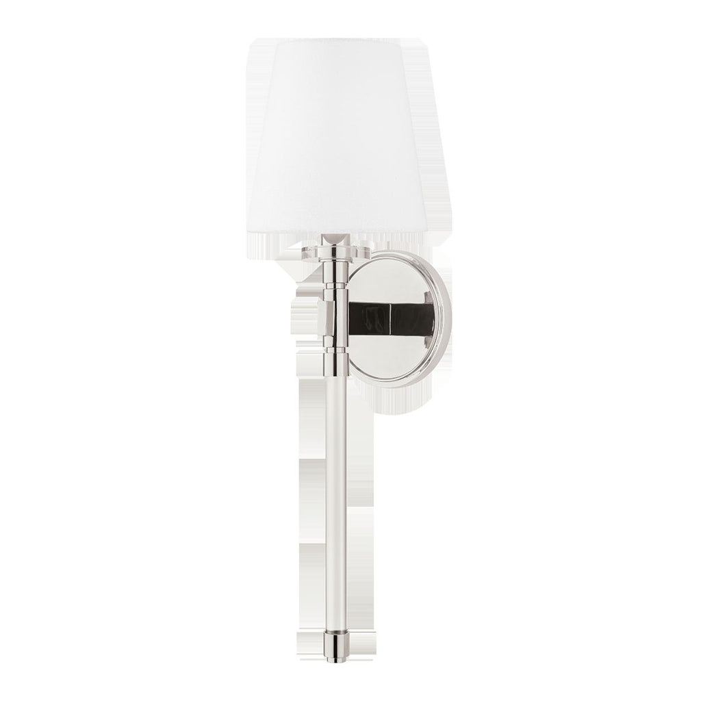 Hudson Valley Lighting Blixen Polished Nickel 6W x 6L x 21H Wall Sconce