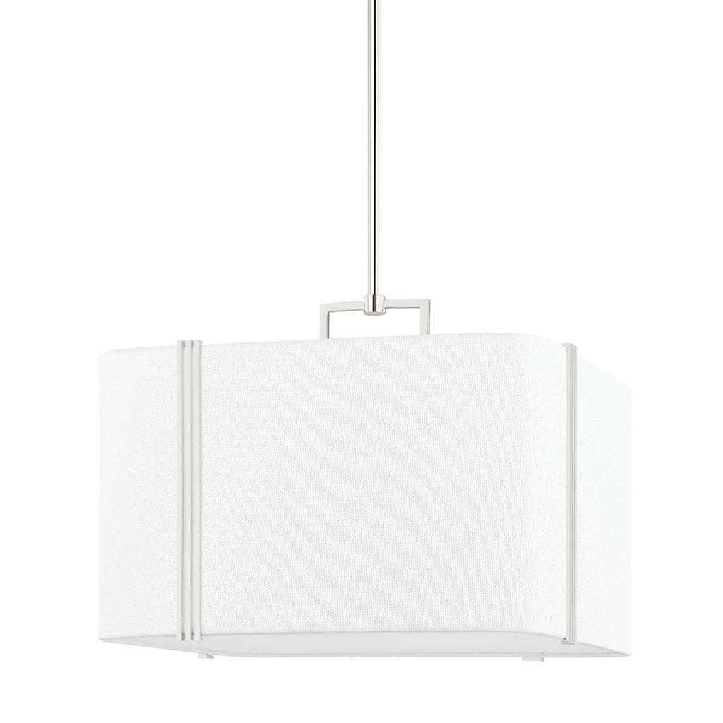 Hudson Valley Lighting Downing Polished Nickel 20W x 20L x 15.62H Pendant