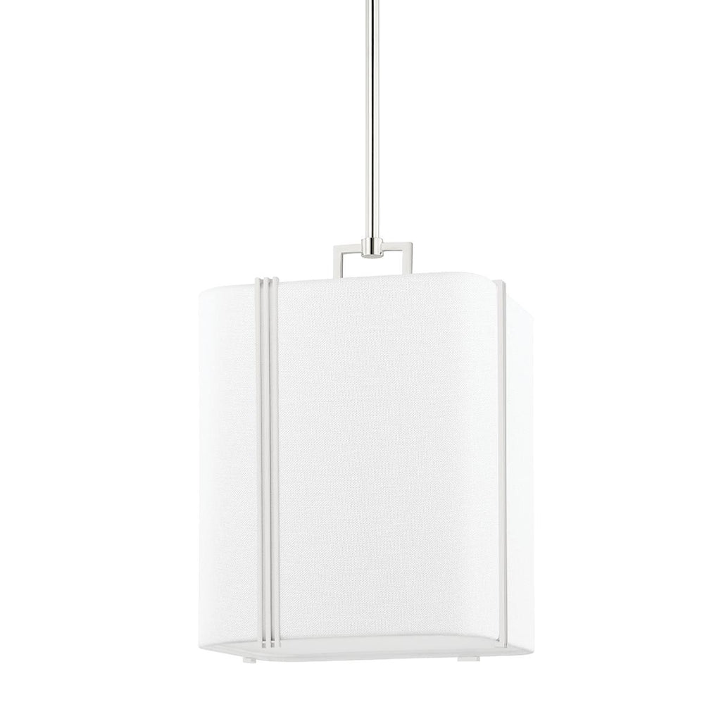 Hudson Valley Lighting Downing Polished Nickel 13.25W x 13.25L x 17.75H Pendant