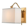 Hudson Valley Lighting Leyden Aged Brass 9W X 9L X 13.5H Wall Sconce