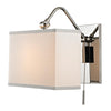 Hudson Valley Lighting Leyden Polished Nickel 9W X 9L X 13.5H Wall Sconce