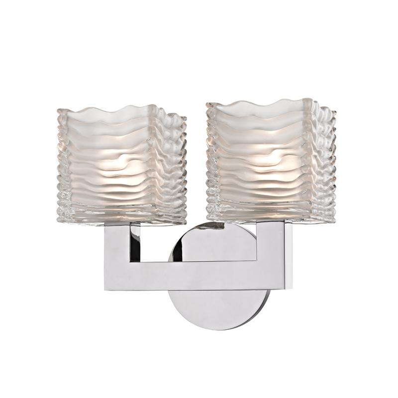 Hudson Valley Lighting Sagamore Polished Chrome 11W x 11L x 9H Wall Sconce