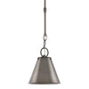 Hudson Valley Lighting Altamont Historic Nickel 8W X 8L X 9H Pendant