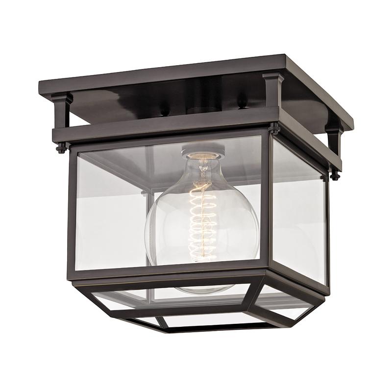 Hudson Valley Lighting Rutherford Old Bronze 10.75W x 10.5L x 9.75H Semi-Flush Mount