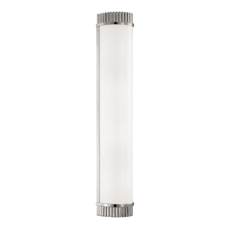 Hudson Valley Lighting Benton Polished Nickel 5W x 5L x 28H Wall Sconce