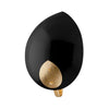 Hudson Valley Lighting Lotus Gold Leaf/Black 9.25W X 9.25L X 13.33H Wall Sconce