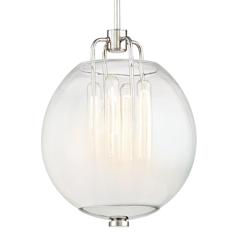 Hudson Valley Lighting Sawyer Polished Nickel 12.25W x 12.25L x 15H Pendant