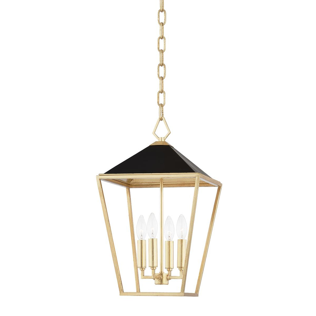 Hudson Valley Lighting Paxton Gold Leaf/black 12W x 12L x 12.25H Pendant