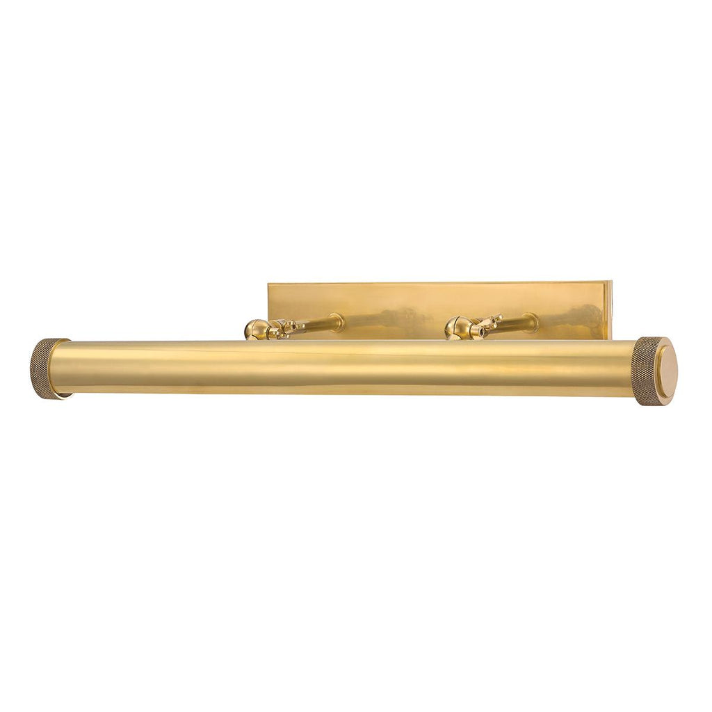 Hudson Valley Lighting Ridgewood Aged Brass 24.5W x 24.5L x 4.5H Wall Sconce