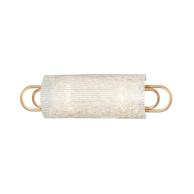 Hudson Valley Lighting Buckley Aged Brass 18W x 18L x 5H Wall Sconce