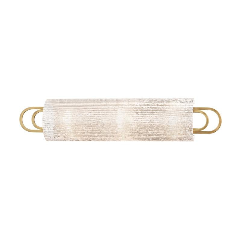 Hudson Valley Lighting Buckley Aged Brass 25W x 25L x 5H Wall Sconce