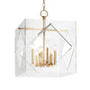 Hudson Valley Lighting Travis Aged Brass 20W X 20L X 26.5H Chandelier