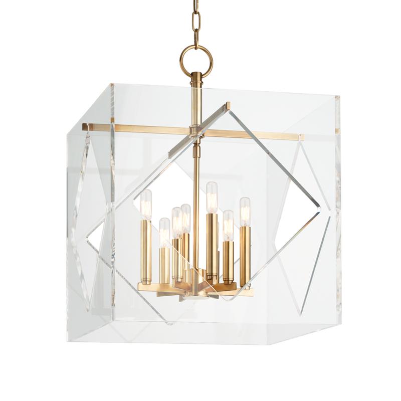 Hudson Valley Lighting Travis Aged Brass 20W x 20L x 26.5H Chandelier