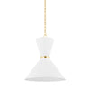 Hudson Valley Lighting Enid Aged Brass 22W X 22L X 25.75H Pendant