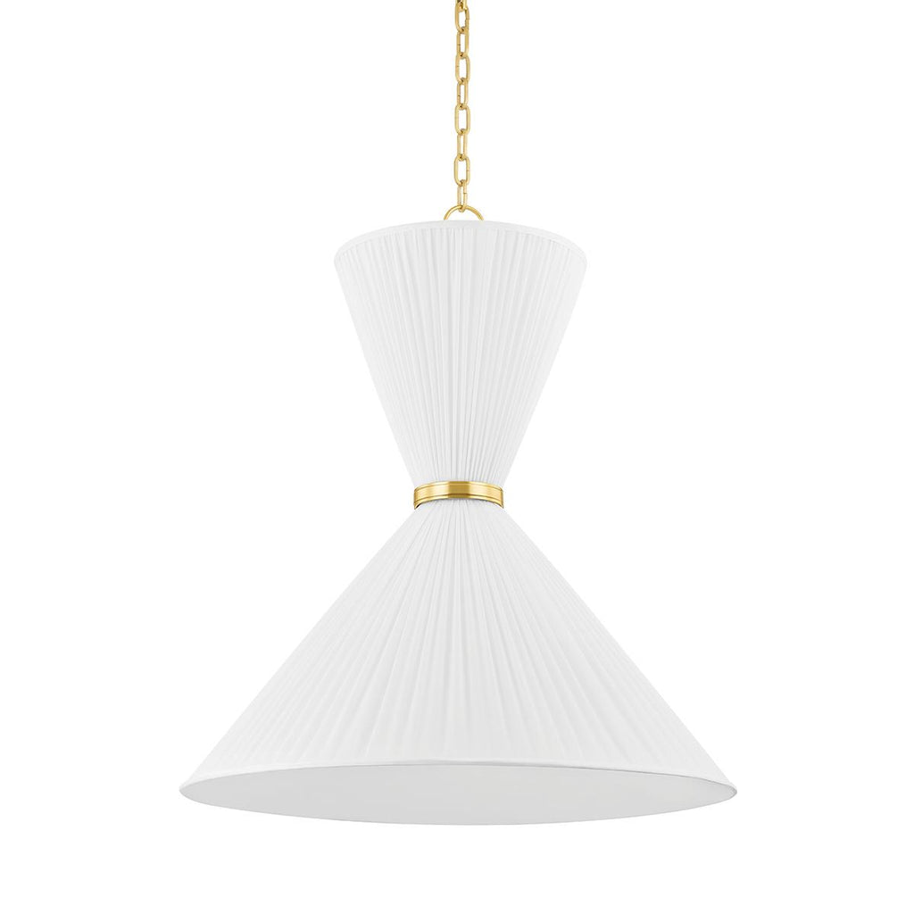 Hudson Valley Lighting Enid Aged Brass 30W x 30L x 35H Pendant